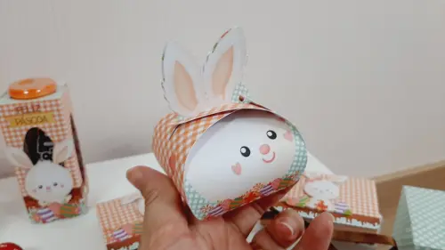 Arquivo de Corte caixa bombom coelho páscoa