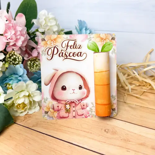 Arquivo de Corte card batom páscoa