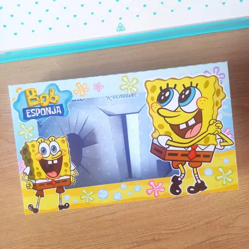 Arquivo de Corte caixa mini confeiteiro bob esponja