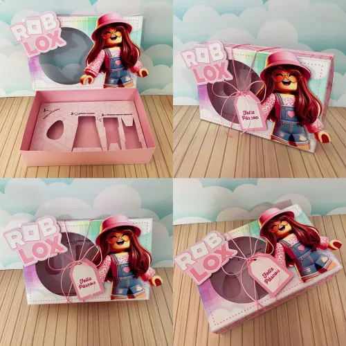 Caixa mini confeiteiro roblox menina