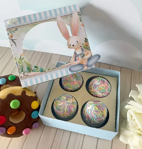 Arquivo de corte caixa 4 doces páscoa