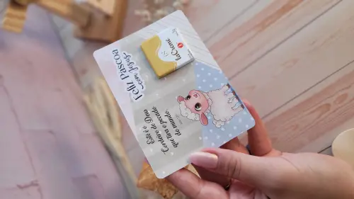 Arquivo de corte card chocolate la creme pascoa