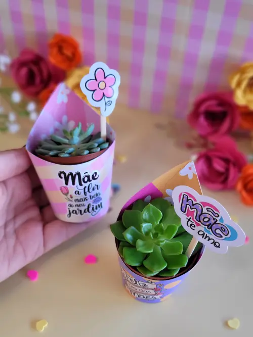 Arquivo de Corte porta suculenta dia das mães