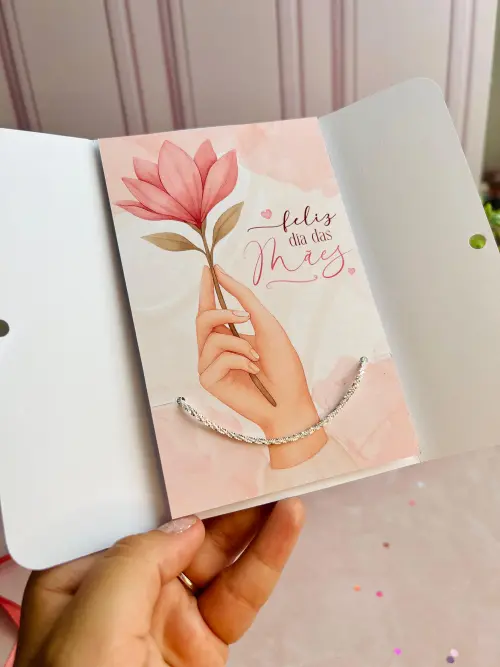 Arquivo de corte Card Pulseira dia das mães