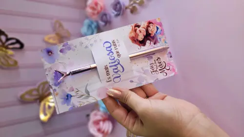 Arquivo de corte Card Caneta Diamante dia das mães