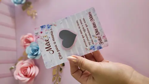 Arquivo de corte Card espelhinho dia das mães