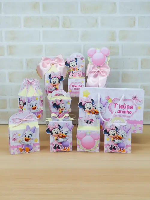 Arquivo De Corte Kit minnie rosa