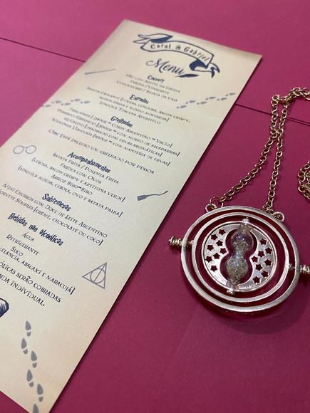 Menu de Mesa Temático - Harry Potter