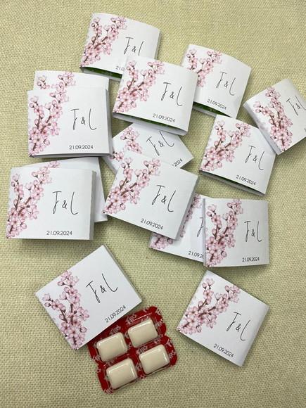 Chiclete Personalizado Casamento
