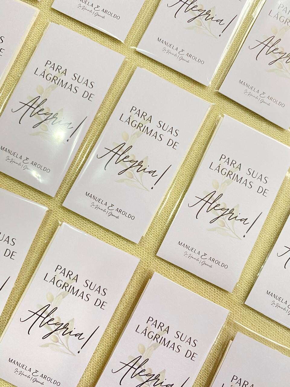 Lágrimas de Alegria - Cartão Personalizado