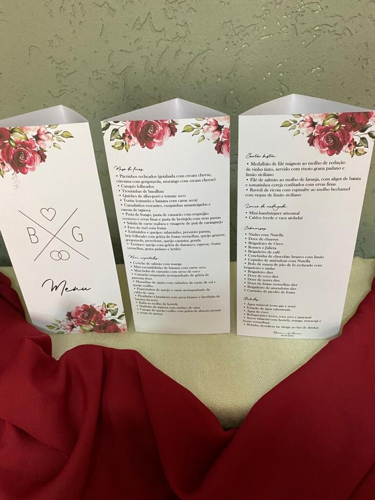 Menu de Mesa Prisma (segue Desmontado)
