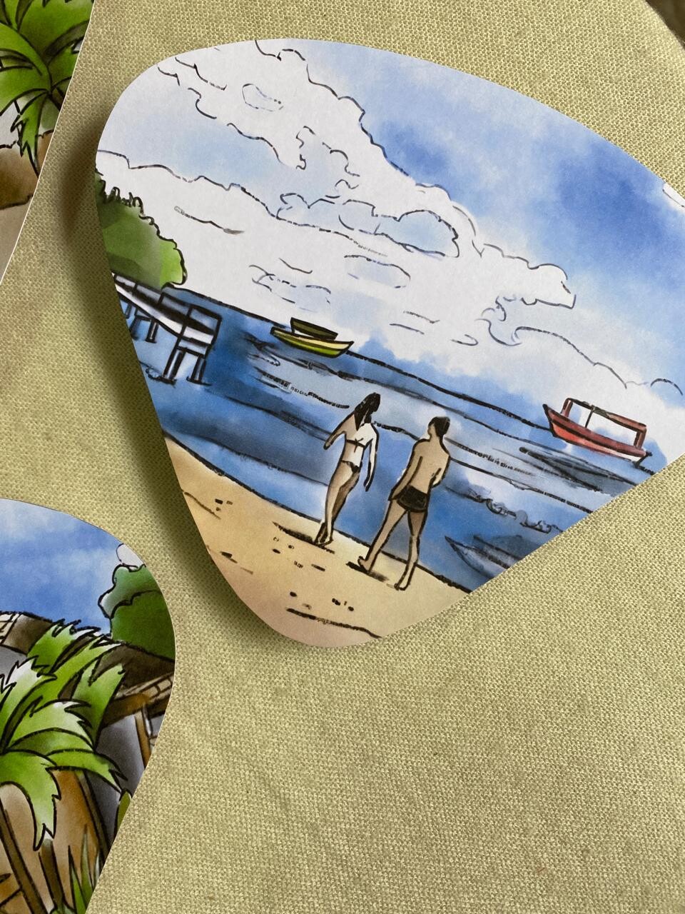 Leque de Casamento Personalizado