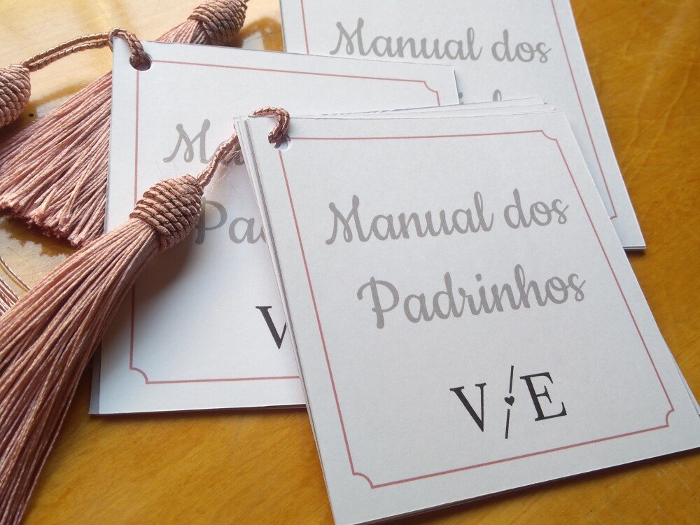 Manual dos Padrinhos Luxo (com Tassel)