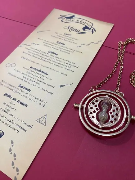 Menu de Mesa Temático - Harry Potter