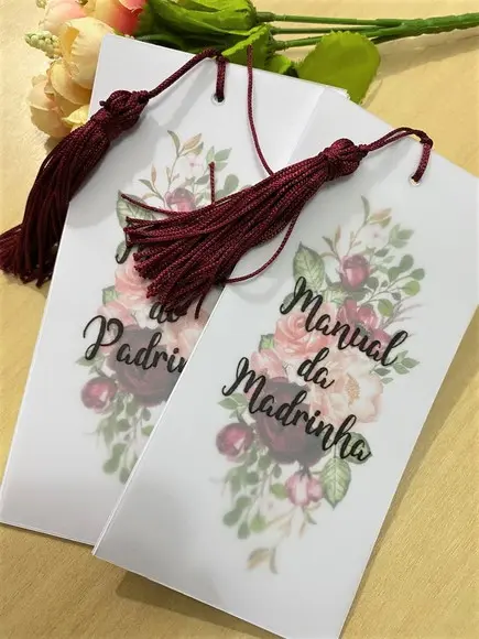 Manual dos Padrinhos - Capa em Papel Translucido