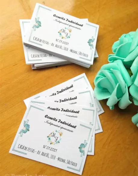 Convite Individual de Casamento
