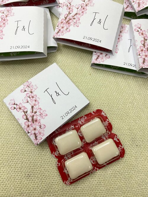 Chiclete Personalizado Casamento