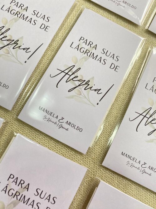 Lágrimas de Alegria - Cartão Personalizado