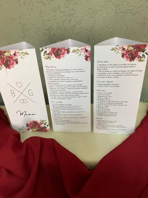 Menu de Mesa Prisma (segue Desmontado)
