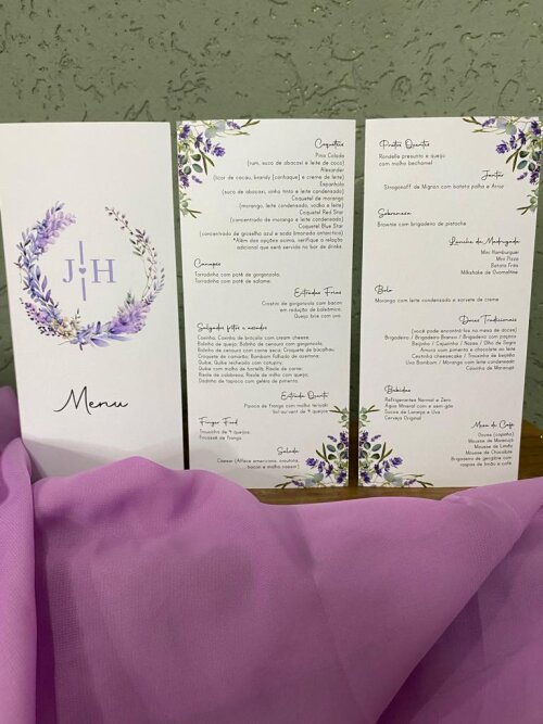 Menu de Mesa Prisma (segue Desmontado)