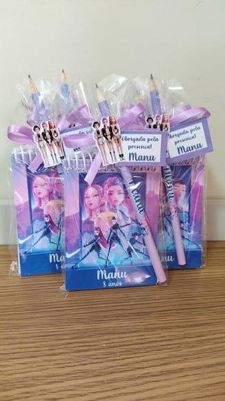 Lembrancinha bloquinho k pop