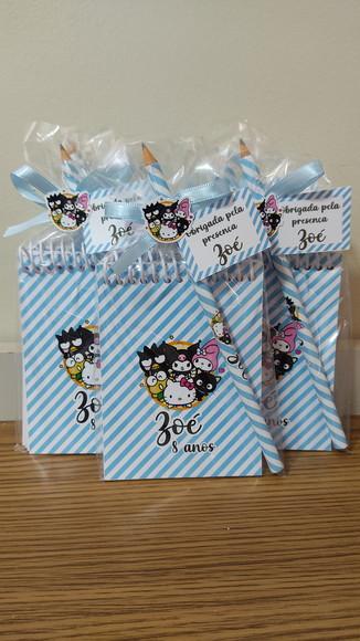 Bloquinho Lembrancinha Aniversario Hello Kitty | Arte'K