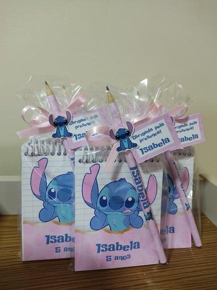 Bloquinho Lembrancinha Aniversario Stich | Arte'K