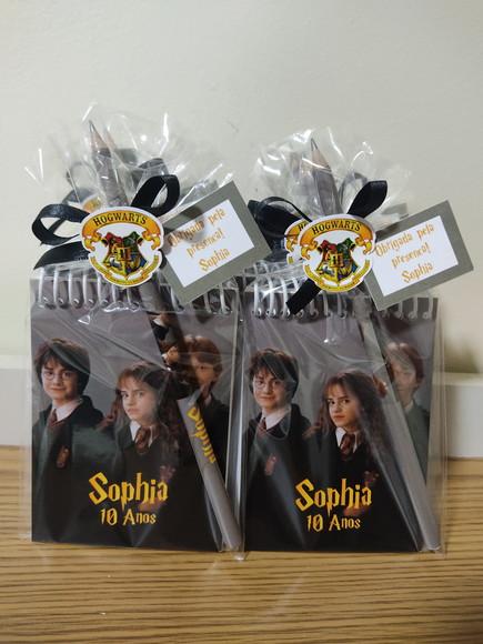 Bloquinho Lembrancinha Aniversario Harry Potter | Arte'K