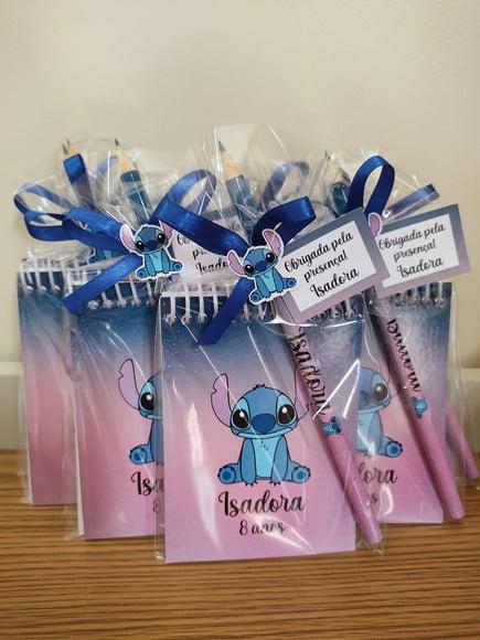 Bloquinho Lembrancinha Aniversario Stich | Arte'K