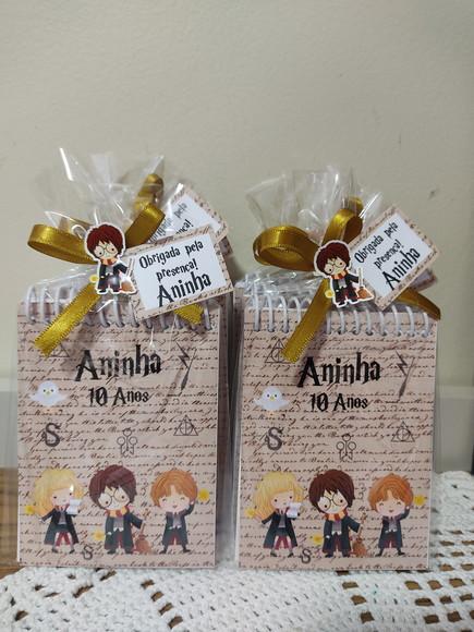Bloquinho Lembrancinha Aniversario Harry Potter | Arte'K