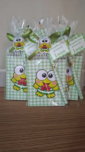 Lembrancinha Bloquinho Keroppi