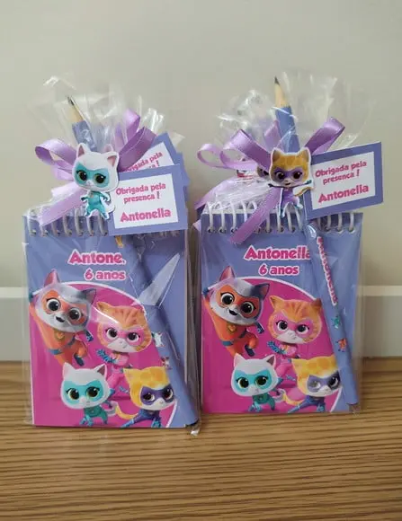 Bloquinho Super Kitties c/ Lápis