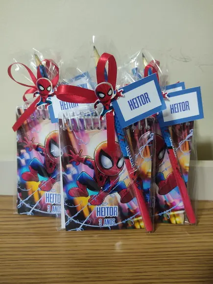 Bloquinho Homem Aranha C/lápis