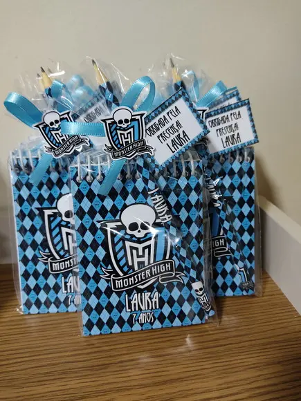 Lembrancinha Bloquinho Monster High