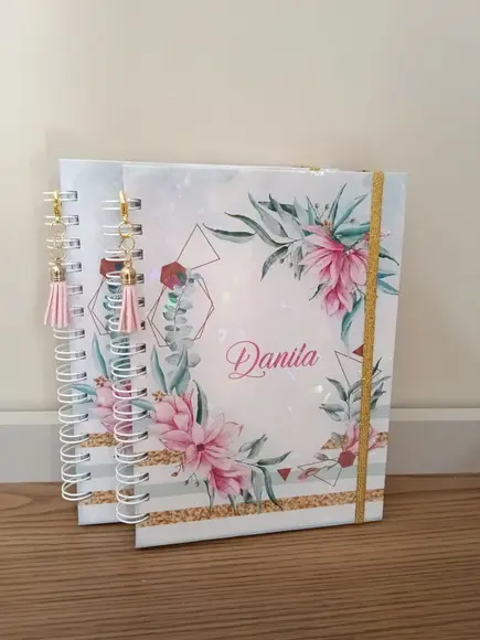 Caderno Floral