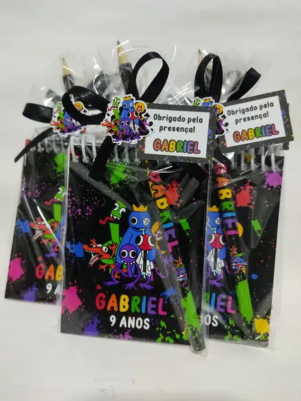 Bloquinho Rainbow Friends C/lápis
