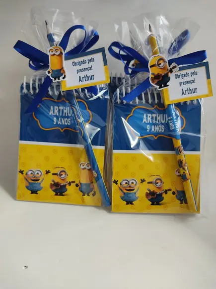 Bloquinho Minions c/ Lápis
