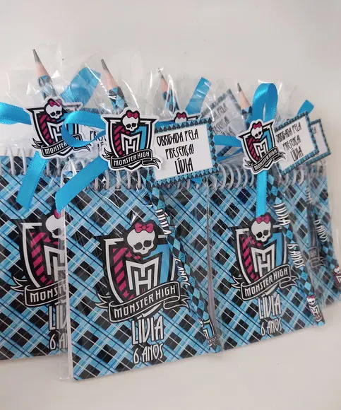 Lembrancinha Bloquinho Monster High