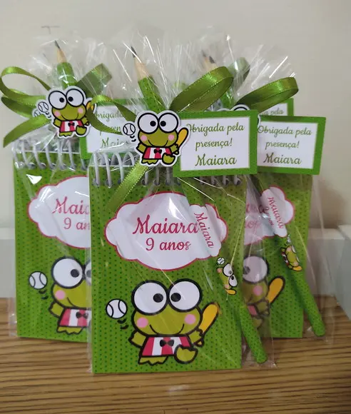Lembrancinha Bloquinho Keroppi
