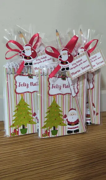 Lembrancinha Bloquinho  Natal