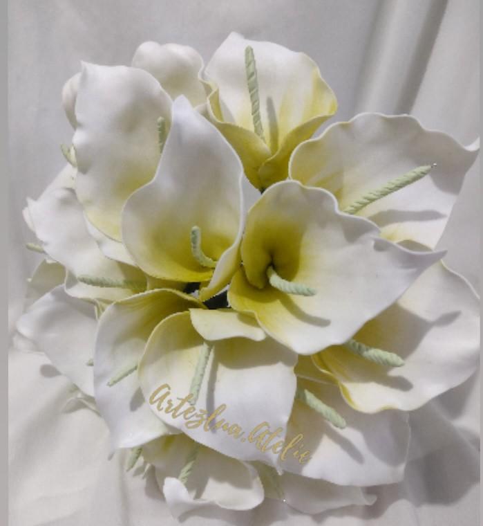 Kit de buquê de copo de leite eva