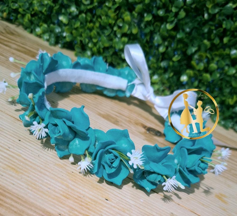 Coroa tiaras infantil verde serenity, ensaio fotográfico, format