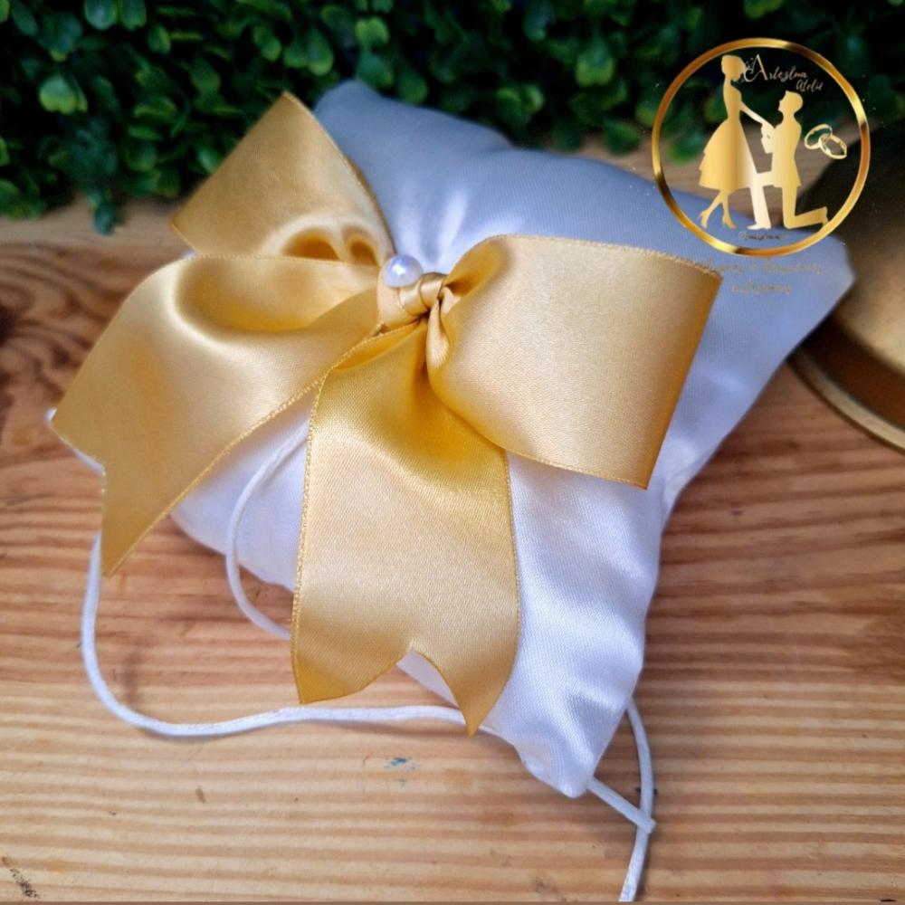 Almofadinhas porta alianças de casamento
