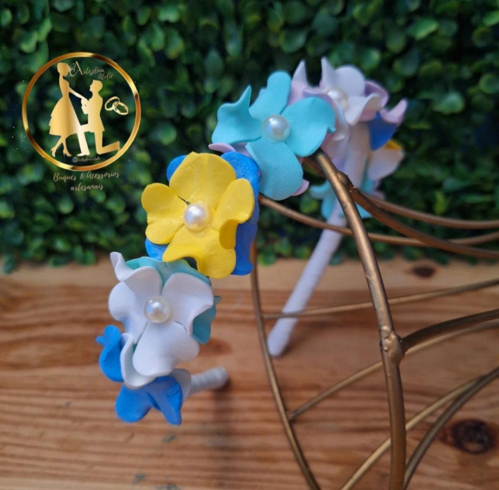 Tiara infantil Jardim encantado