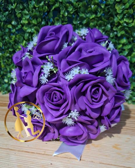 Buquê de Casamento Roxo