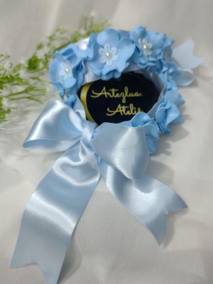 Porta Coque de Luxo Ballet, Coque Daminha Azul Serenity