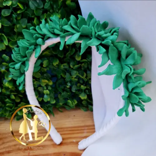 Tiara infantil de luxo amarelo verde azul vermelho