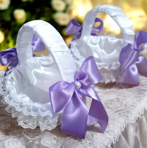 Cesta de Florista + Almofadinha Porta-Alianças