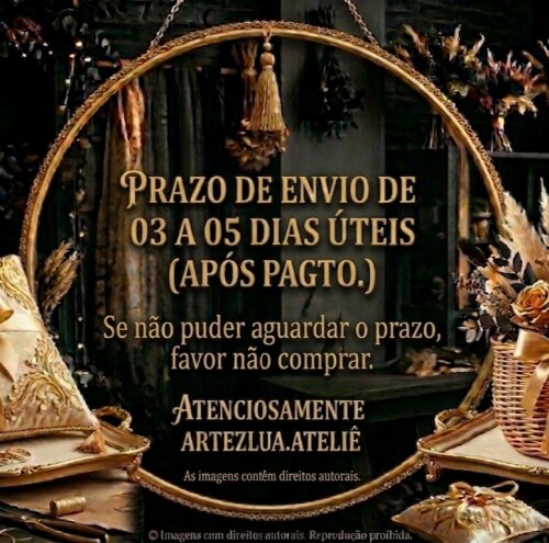 Porta Alianças Azul Serenity em Cetim