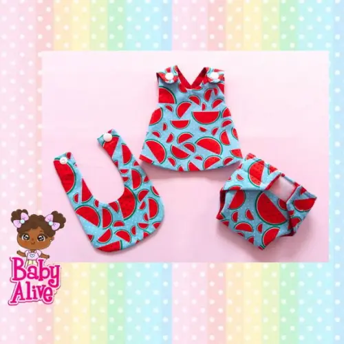 Kit Roupas para Baby Alive